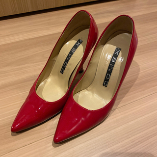 ヒール👠赤　22.5cm