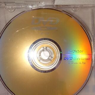 【ネット決済・配送可】中古DVD-RW ビクター製120分タイプ