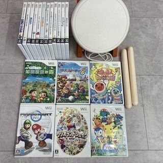 ★Wii　ゲームソフト　18本　太鼓付き