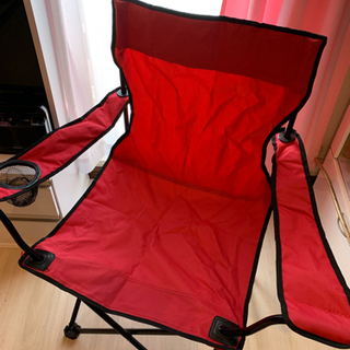 キャンプ用椅子 赤