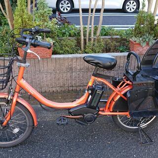 電動自転車　ヤマハ　PAS Babby　20インチ　子供乗せ　オレンジ