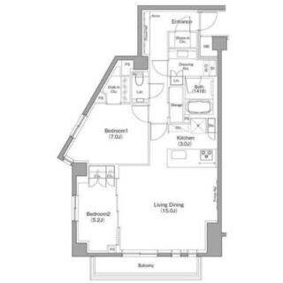 都立大学駅5分・２LDK　角部屋・最上階　楽器・ペットOK！【現...