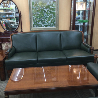 9/20【✨応接9点セット✨WARRING ドイツ製 本革張り✨✨】