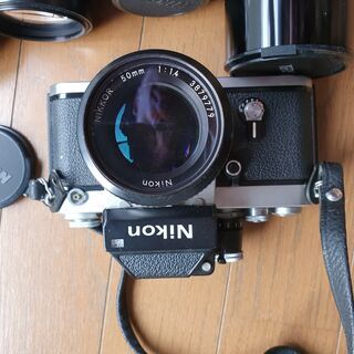 Nikon　F2　フォトミック　標準・望遠・広角・ズームレンズ付き