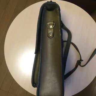 中古本革3wayリュック緑色レトロかわいい