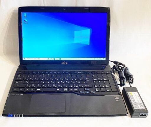 快適SSD TOSHIBA LIFEBOOK AH45/M Core i3-4005U 1.70GHz 4GB SSD120GB 東芝 ノートPC  中古 リカバリ済 15.6インチ