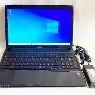 快適SSD TOSHIBA LIFEBOOK AH45/M Core i3-4005U 1.70GHz 4GB SSD120GB 東芝 ノートPC   リカバリ済 15.6インチ