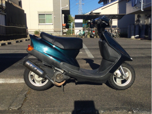 ヤマハ アクシス90 美車 パールブルー/つや消し黒 レストア整備済