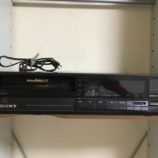 ソニー　ベータビデオデッキ　SL-HF505