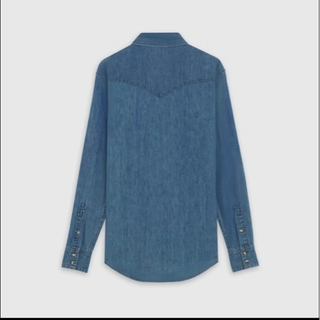 早い者勝ち CELINE セリーヌエディスリマン 軽量デニムウェスタンシャツ