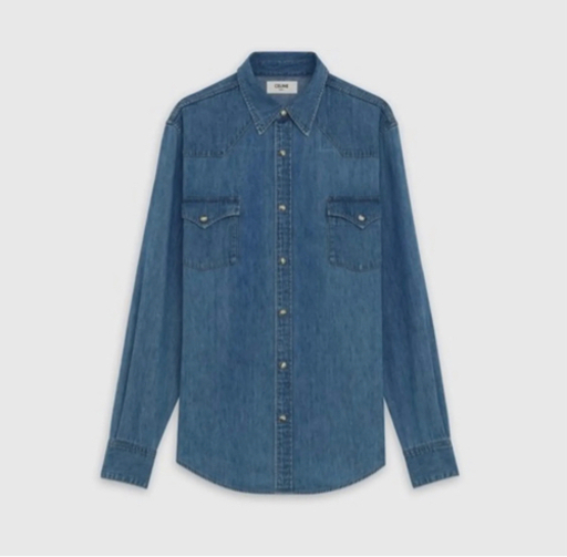 早い者勝ち CELINE セリーヌエディスリマン 軽量デニムウェスタン