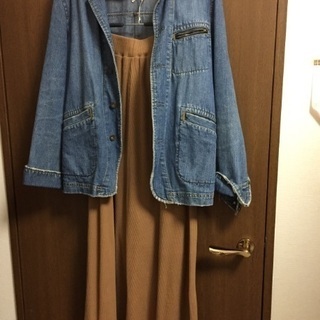 ライトオン ロングスカート、デニムジャケットのセット