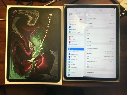 iPad ipadPro 11 wifi cellular simFree 512GB