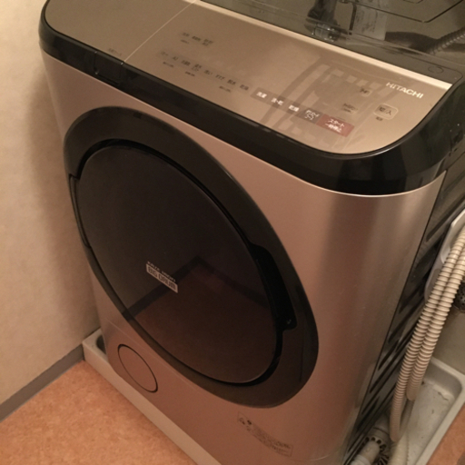 【交渉10/17まで】日立ドラム式洗濯機　HITACHI BD-NX120EL(N)