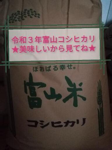 令和３年南砺市産 コシヒカリ玄米