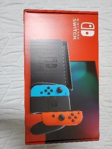 「Nintendo Switch JOY-CON(L) ネオンブルー/(R) ネオンレッド」\n\n任天堂 新品