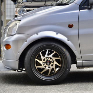 HLK ホイール　165/50R15 8J  鬼引っ張り　軽自動車　15インチ