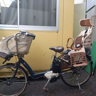 845 電動自転車 ブリヂストン アンジェリーノ 6AH 3人乗り