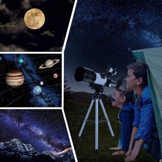 天体望遠鏡 セット 高倍率 屈折式 ☆ お子様の好奇心を育む