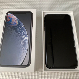 iPhone XR Black 64GB softbank SI...