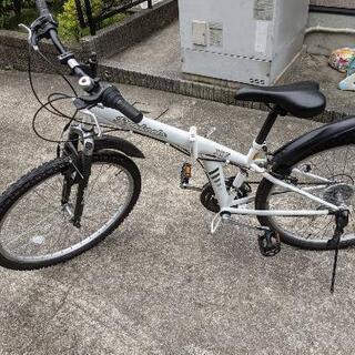 【ネット決済】自転車　折りたたみ26インチ