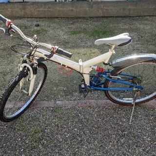 【ネット決済】折りたたみ式自転車　26インチ
