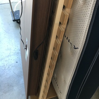 【商談中】ニトリ高級マットレス デュアルポケットハイグレードシルキーマットレス付き木製フレームSD