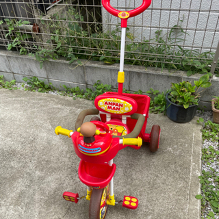 【再々値下げ】アンパンマン  デラックス三輪車（日除け未使用）屋内保管