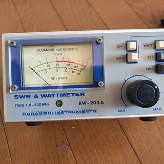 クラニシのSWR／パワー計 RW-202A 1.8-230MHz...