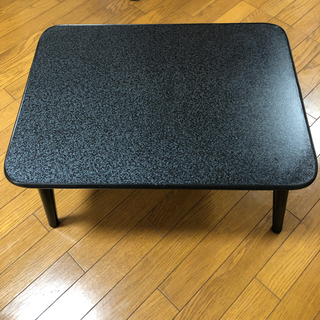 【ネット決済】折り畳みテーブル　黒