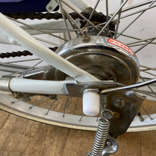 N023★白色・２４インチ子供自転車★防犯登録込 N023☆白色・24インチ子供自転車☆防犯登録込