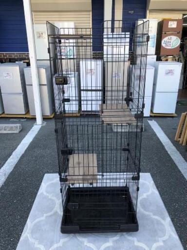 3段キャットケージ アイリスオーヤマ ルーフキャットケージ 自社配送時代引き可※現金、クレジット、スマホ決済対応※