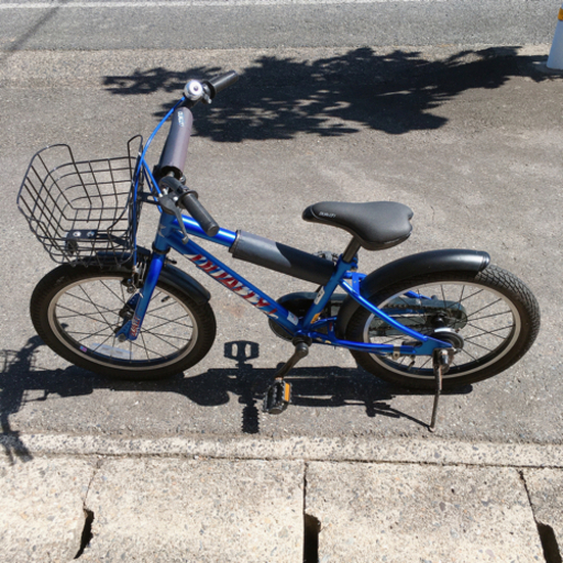 子ども用自転車✨スポーツタイプ✨男の子向け✨18インチ　青色✨鍵なしタイプ✨中古品