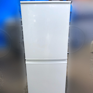 シャープ 冷凍冷蔵庫 SJ-D14B-W 2016年製 中古品