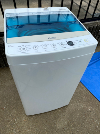 お薦め品‼️激安‼️分解洗浄済み‼️ハイアール洗濯機4.5kg 2019年