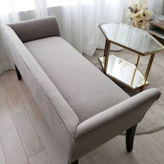 スタイリッシュでコンパクトなリビングセット グレーソファーとガラステーブル　日本未入荷　Madison park　応接セット