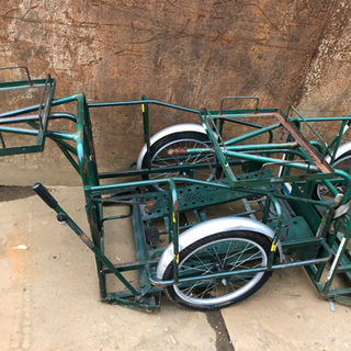 人力車　リヤかー　三輪車