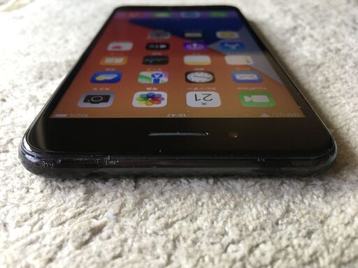 iphone7plus 大容量256GB jetblack SIMフリー バッテリ98％ 美品