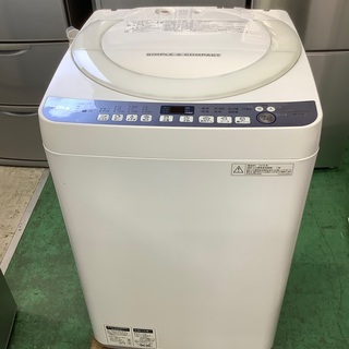 安心の1年保証付!! SHARP 7.0kg全自動洗濯機 ES-T710-W 2018年製