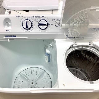 1年保証付！2019年製 Haier(ハイアール)の2槽式洗濯機「JW-W55E」