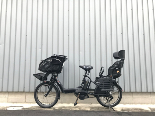 お買い得❗️前後の子供シート付き　電動自転車ヤマハ製　子供送迎に最適
