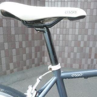 整備点検済！防犯登録料込み。札幌市内配達無料中古OSSO460サイズ　ダークグレー？