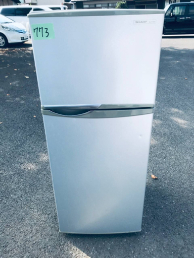 ④773番 シャープ✨ノンフロン冷凍冷蔵庫✨SJ-H12W-S‼️
