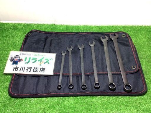 スナップオン GOEXM190/170/140/130/120/ フランクドライブコンビスタンダードレンチ12角6セット【リライズ市川行徳店】【店頭取引限定】【中古】ITZLW7R4Y10C