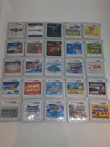 3DSソフト　25本まとめ売り