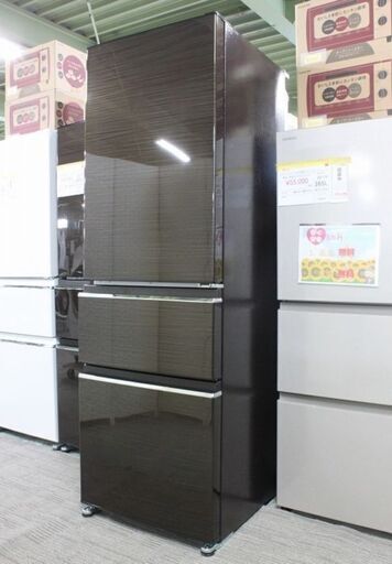 パナソニック 6ドア冷凍冷蔵庫 455L 自動製氷 NR-F460V-N シャンパン 2015年製 Panasonic 冷蔵庫 中古家電 店頭引取歓迎 R4142)