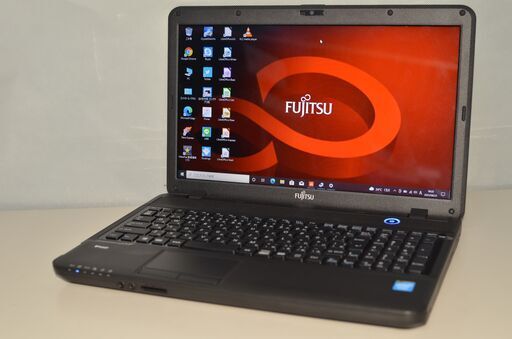 中古良品ノートPC Windows10+office 爆速SSD128GB 富士通 AH30/K Celeron/15.6インチ/無線内蔵/メモリ4GB/HDMI/DVDRW/便利なソフト多数