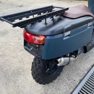 【YAMAHA　VOX　カスタム車　始動/走行OK　要修理箇所/不具合有　自家塗装　ブロックタイヤ　自作キャリア　引取限定（八王子）】