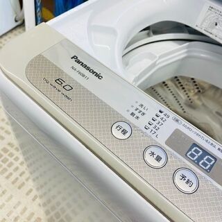 10/14?Panasonic/パナソニック 洗濯機 NA-F60B11 2018年製 6キロ?