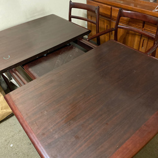 辻木工　ダイニングテーブル　4脚セット